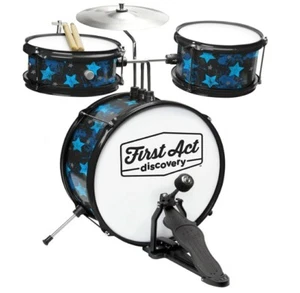 First Act Discovery Rock Stars Real Drum Set Not a Toy Hobby Music Band Art Ed - Picture 1 of 2