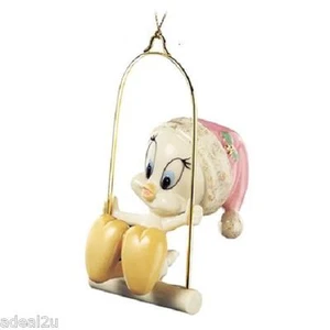 LENOX WARNER BROS TWEETY SWINGS INTO CHRISTMAS ORNAMENT BRAND NEW IN LENOX BOX - Picture 1 of 1