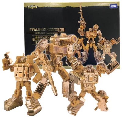 Transformers Beachcomber Perceptor Seaspray 3 Pack Golden Lagoon Autobot Figure - Image 1 of 4