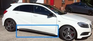 Side Skirt Moulding for Mercedes Benz W176 A200 A250 A45 A Matte Black - Picture 1 of 1