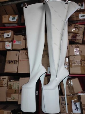 Handmade Over Knee Boots Many Colors Heels 30Cm Platform 20Cm Bolingier - Image 1 of 4