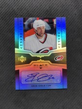 2005-06 UPPER DECK BLACK DIAMOND ERIK COLE GEMOGRAPHY AUTO #G-EC