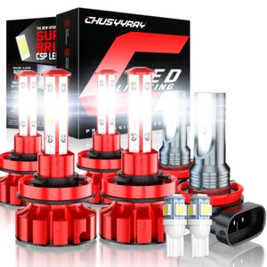 Para Chevrolet Camaro 2014-2015 6x faros LED haz alto-bajo bombillas antiniebla 6000K - Imagen 1 de 18