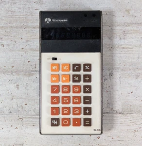 Calculadora electrónica Rockwell 24RD vintage hecha en Japón años 70 - Imagen 1 de 8
