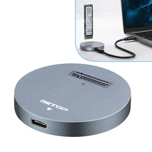 M.2 NVMe SSD to USB C 3.1 Docking Adapter Converter,with C-C Cable,C-A Connector - Picture 1 of 7