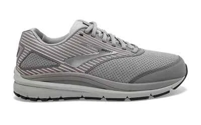 Brooks Addiction Walker Suede Walking Shoes Alloy/Oyster/Peach US Women 11.5 D - Image 1 of 4