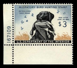 PSE GRADED CERT - 90 - #RW26 $3 Labador - XF og NH - Picture 1 of 2