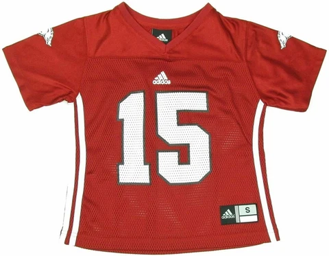 Arkansas Razorbacks #15 adidas Kid's Football Jersey Cover