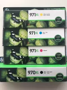 Genuine HP 970XL 971XL High Yield Ink Cartridge (All Colors) 4 pack Not expired - Picture 1 of 1