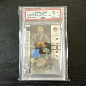 2006 UD Reflections L. James/C. Anthony Mirror Images Game Used Jersey PSA /100 - Bild 1 von 2