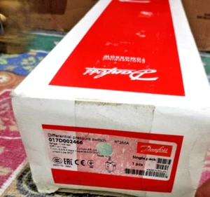 1PC- Danfoss 017D002466 Differential pressure switch, RT260A, 3/8, IP66- NEW - Picture 1 of 5