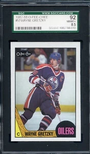 1987-88 O-Pee-Chee #53 Wayne Gretzky SGC 92 NM+ HOF Edmonton Oilers 9010 - Picture 1 of 2