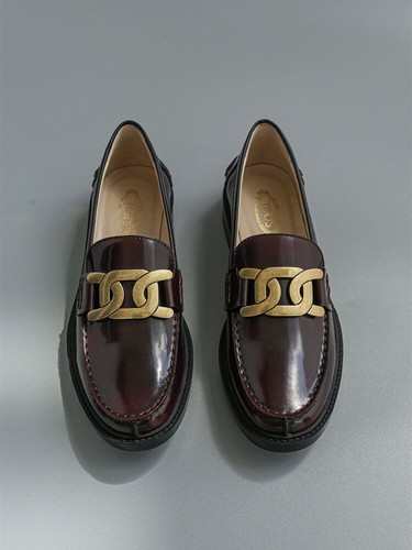 TOD’S Scarpe mocassini donna Tod's punta tonda piatta in pelle