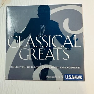 Classical Greats CD Collection Of 10 Popular Classical Arrangements By U.S. News - Imagen 1 de 3