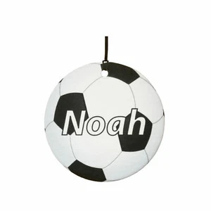 Personalised Name Football/Soccer Car Air Freshener - Picture 1 of 2