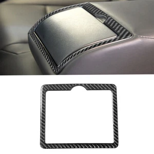 Carbon Fiber Rear Water Cup Holder Panel Cover Trim For Infiniti G37 Sedan 10-13 - Picture 1 of 10