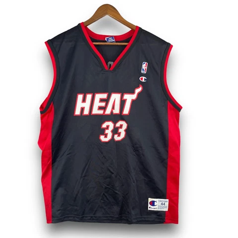 Alonzo Mourning Miami Heat NBA Basketball Jersey Champion Vintage 44 Large Cover