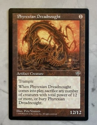 Phyrexian Dreadnought (UNPLAYED) [MTG Mirage] (2) - Image 1 of 2