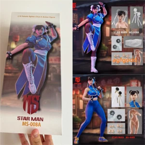 STAR MAN MS-008A 1/6 Femmina Fighter Chun-li MS-008A/B Modellino Statua Giocattolo - Foto 1 di 20