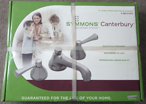 SYMMONS Canterbury 8" Lavatory Faucet with Pop-Up Assembly Satin Finish