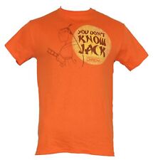 Samurai Jack Adult New T-Shirt - "You Don't Know Jack" Line Drawing Pic