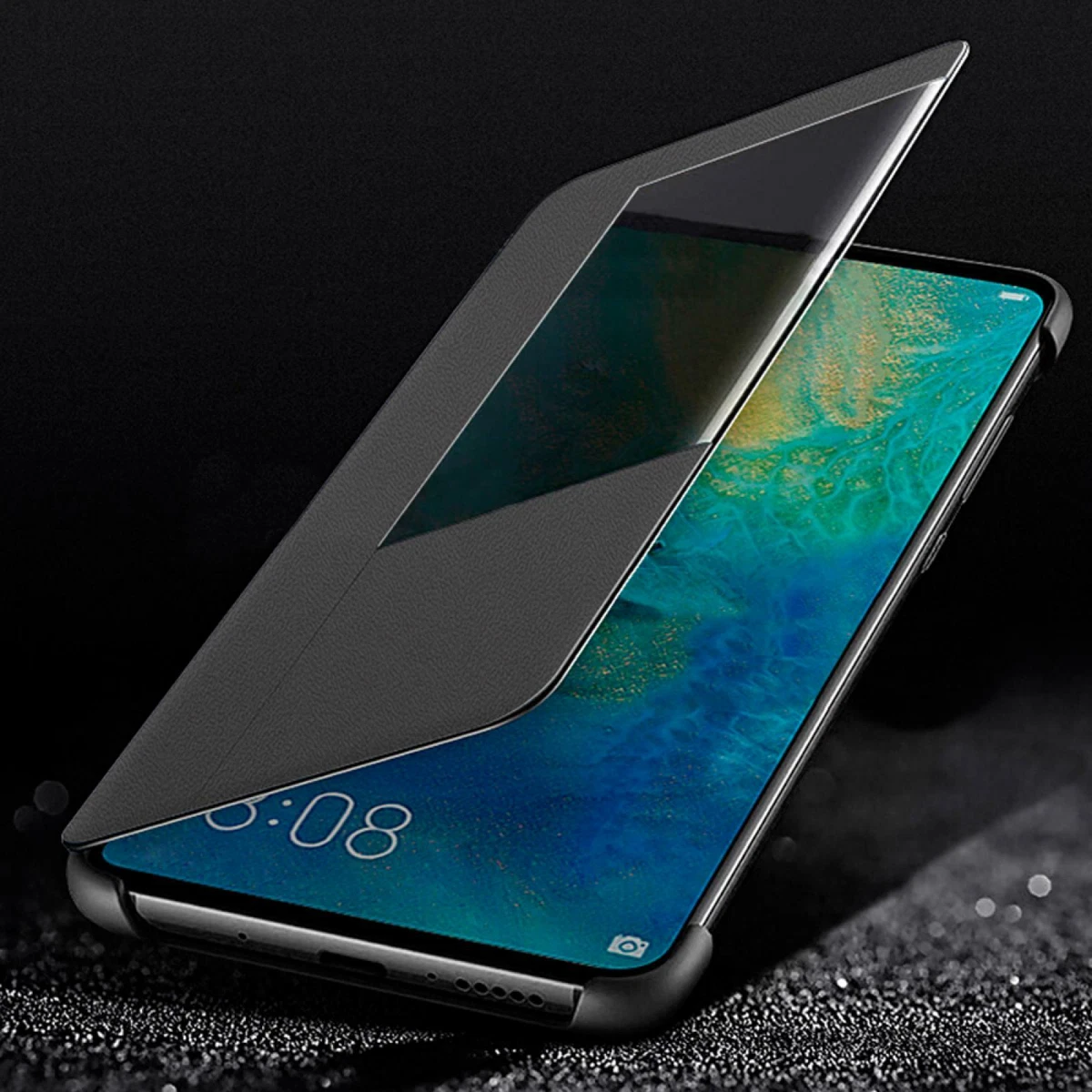 Cofi1453 Flip Case Für Huawei Mate 20 Lite – Vertikale Klapphülle Mit Magnetverschluss
