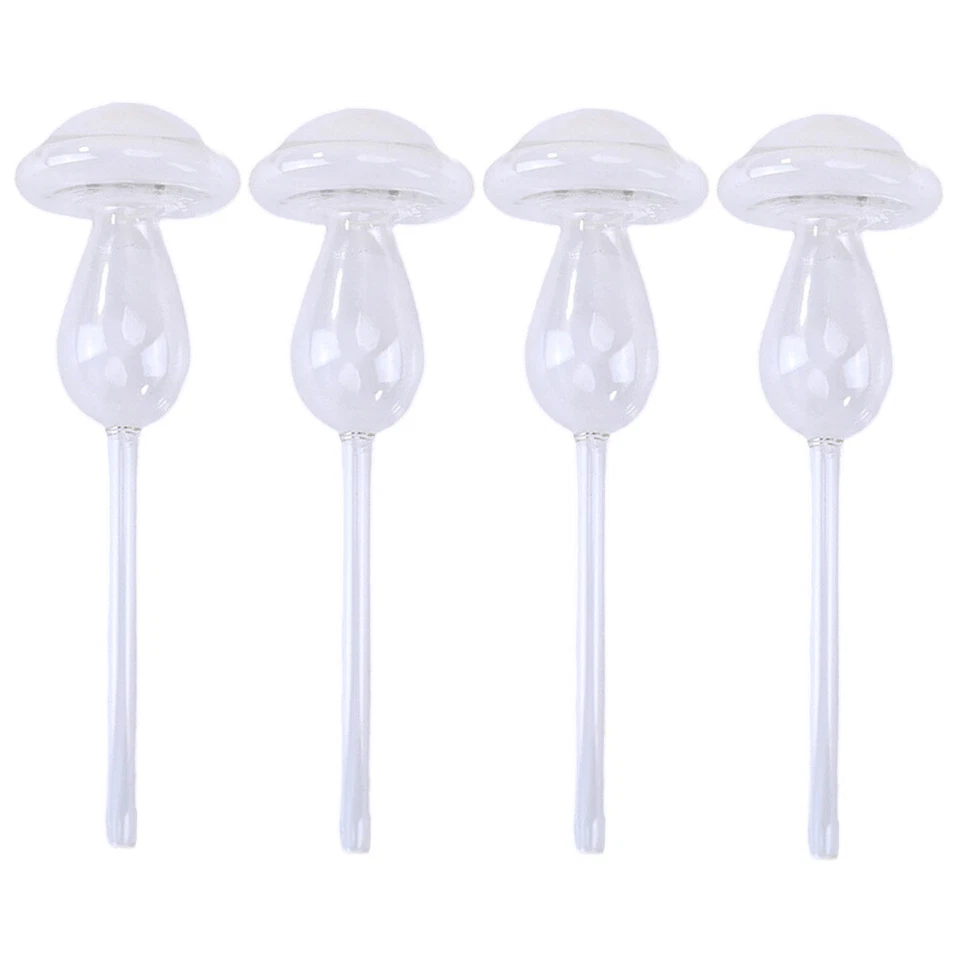 4 PIEZAS Picos de Riego para Plantas - Globos de Riego Automático para Plantas de Interior/Exterior Foto 1 de 4