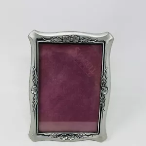 Seagull Pewter Picture Frame Flower Floral Vintage 80's Retro Romantic 1988 - Bild 1 von 18