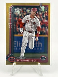 2025 TOPPS CHROME Tyler Stephenson #112 GOLD /50 REDS - Picture 1 of 2