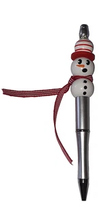 1x Schneemann Kugelschreiber - Geschenkidee, handarbeit *NEU* (11) - Bild 1 von 1