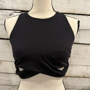 Sujetador deportivo Lululemon para mujer negro torcido talla 6 ropa deportiva deportiva - Imagen 1 de 6