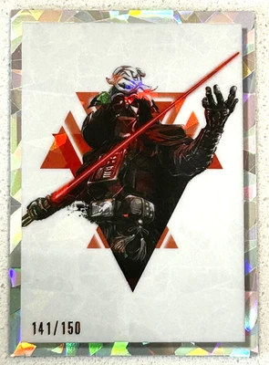 2023 Topps Star Wars Chrome Galaxy #GV-13 Atomic Refractor /150 Darth Vader - Image 1 of 2