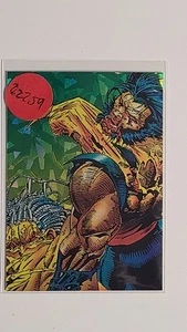 1992 Marvel Wolverine From Then Til Now Prizm P5 Languages Card - Bild 1 von 2