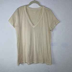 GAP Vintage Butter Yellow Washed Tee 100% Baumwolle Gr. L, Sommer, Frühling, Freizeit. - Bild 1 von 6