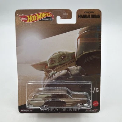 Chevy Hot Wheels Premium Star Wars the Mandalorian '59 Entrega Diecast 1:64 1/5 Foto 1 de 2