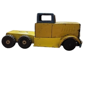 Remolque tractor camión Western M-1805 de hojalata de los años 50 de colección cabina raro - Imagen 1 de 23