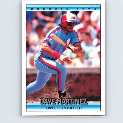1992 Donruss Dave Martinez #732 Montreal Expos - Image 1 of 2