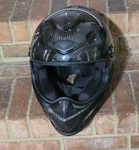 Casco de motocicleta de fibra de carbono Polaris Slingshot OEM adulto XL - (sin máscara abatible) - Imagen 1 de 9