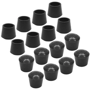 Kyuionty 16Pcs Rubber Chair Leg Tips Caps 7/8 Inch Furniture Table Chair Leg ... - Picture 1 of 6
