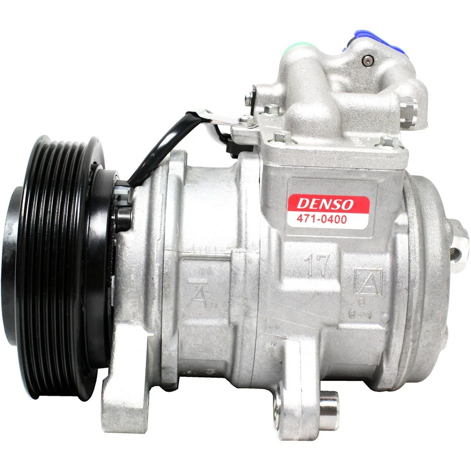 Compresor de aire acondicionado Denso 471-0400 con embrague para Jeep Grand Cherokee Wrangler Foto 1 de 4