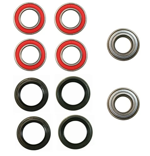 Kit de sellos de cojinetes de rueda delantera y trasera 2007-2012 para Yamaha Big Bear 400 4x4 IRS Foto 1 de 1