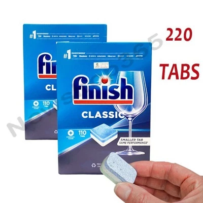 220 PASTIGLIE LAVASTOVIGLIE TABS DETERSIVO FINISH CLASSIC PULIZIA QUOTIDIANA