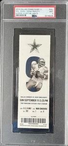 2016 Dak Prescott Ezekiel Elliott DEBUT Full Ticket PSA 9 Dallas Cowboys🏈 - Bild 1 von 2