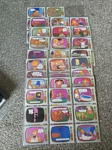 1990 Topps Simpsons Trading Cards Incomplete Set With Sticker Cards - Picture 1 of 4