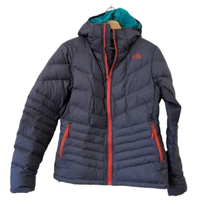 The North Face Steep Series Blue 700 Down Fill Puffer Coat Large Blue Hooded Zip - Bild 1 von 10