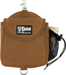 CASHEL INSULATED HEAVY DUTY HORN QUALITY SADDLE BAG BROWN TRAIL HORSE TACK HORN