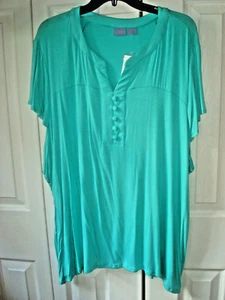 Top de punto verde Laura Scott talla 3X para dama talla 3X nuevo - Imagen 1 de 2