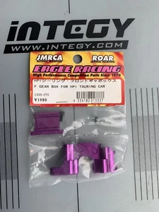NEW EAGLE PURPLE FRONT BULKHEAD FOR THE HPI SUPER NITRO RS4 RACER NITRO RS4 MINI - Picture 1 of 1