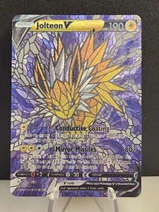 Jolteon CUSTOM Stained Glass Holo Van Gogh Shiny Unbranded Card For Display Only - Picture 1 of 3