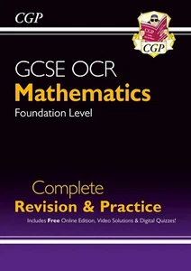 GCSE OCR Maths Complete Revision & Practice: Foundation Key Stage 4 CGP KS4 - Picture 1 of 20